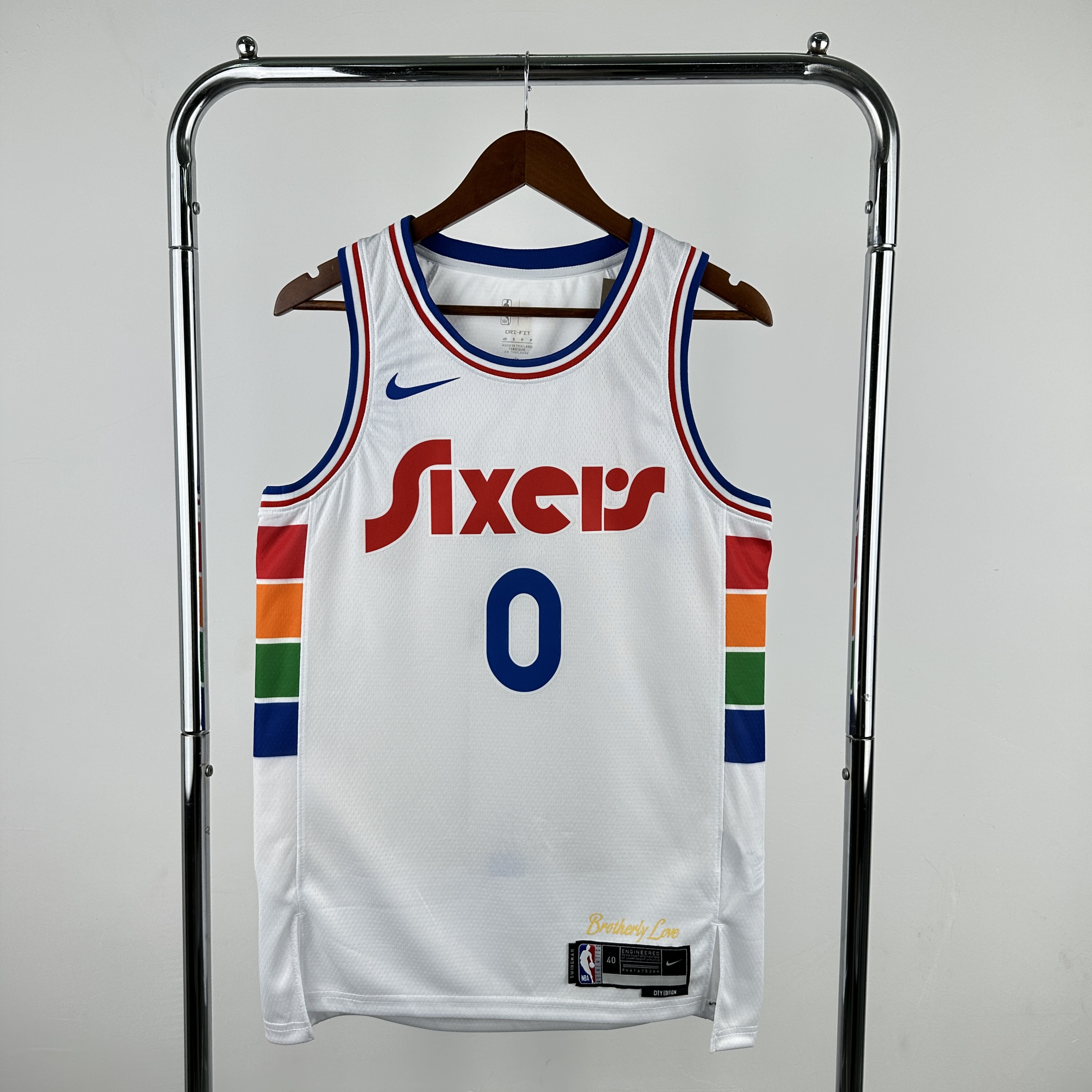 Men Philadelphia 76ers #0 Maxey White Nike City Edition 2025 NBA Jersey->boston celtics->NBA Jersey